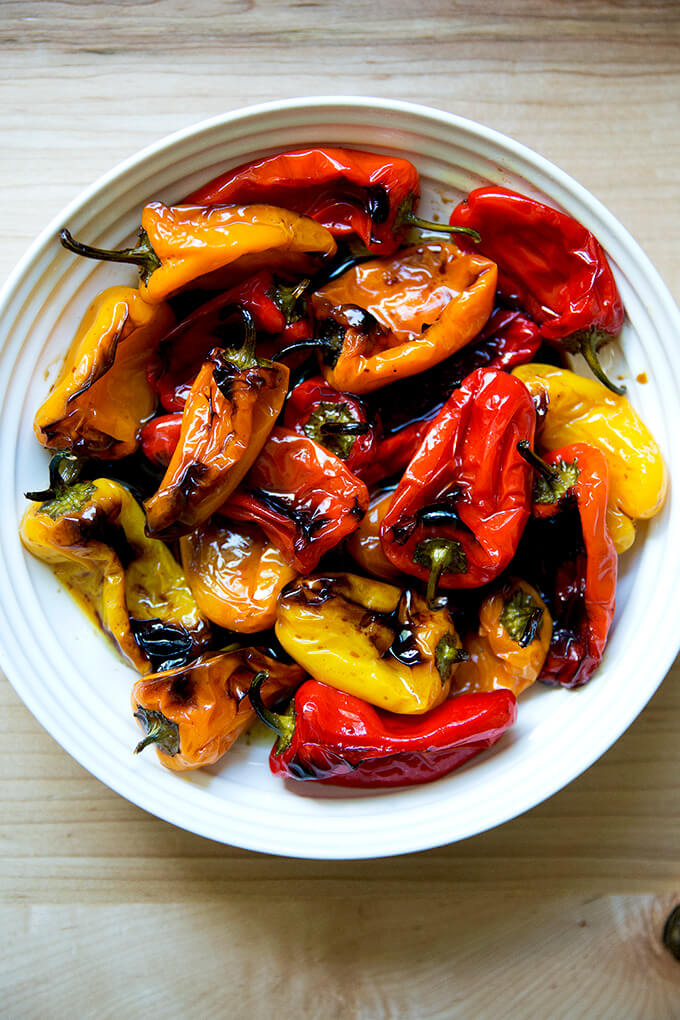 dinner party balsamic roasted mini peppers - Article 1